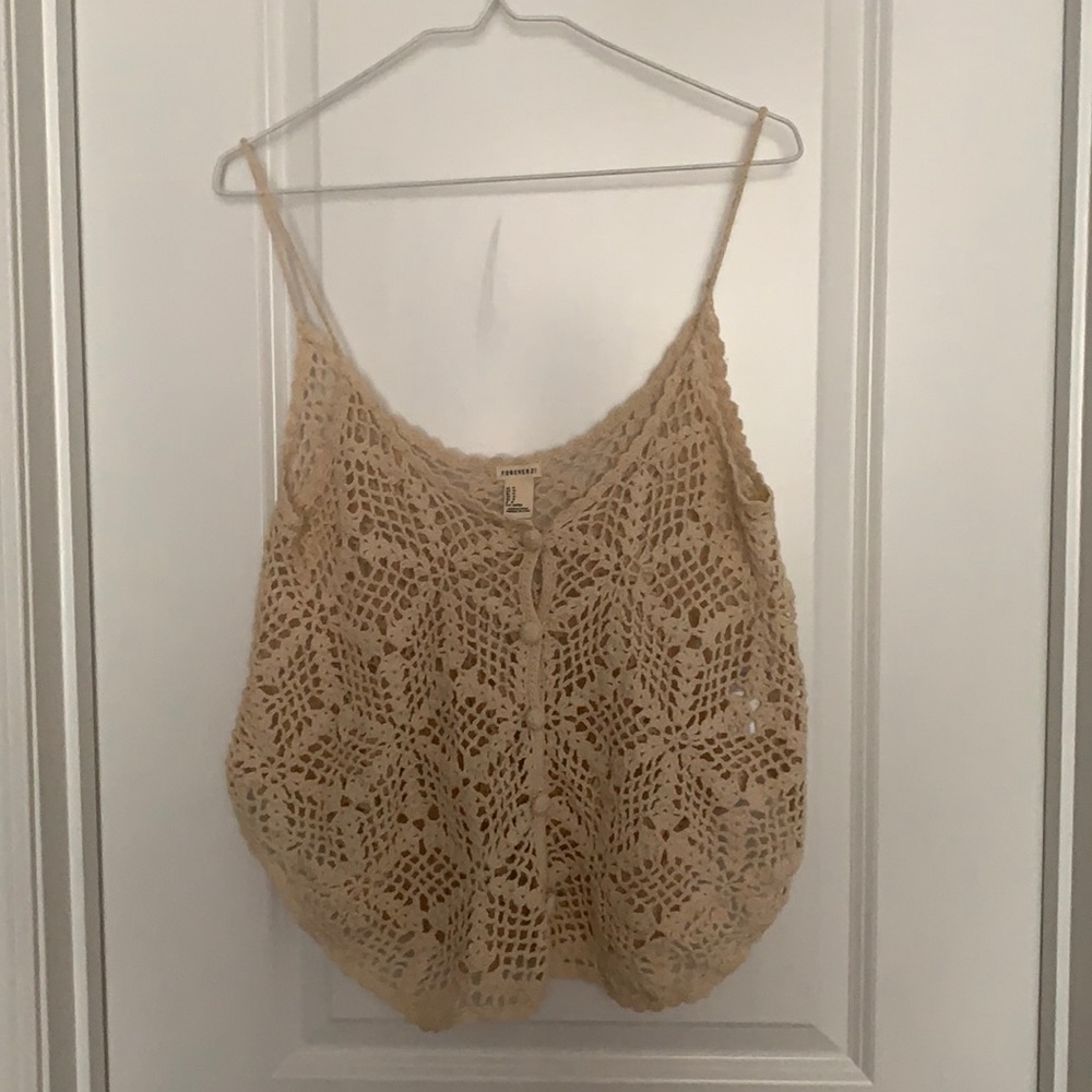 Forever 21 Crochet Tank